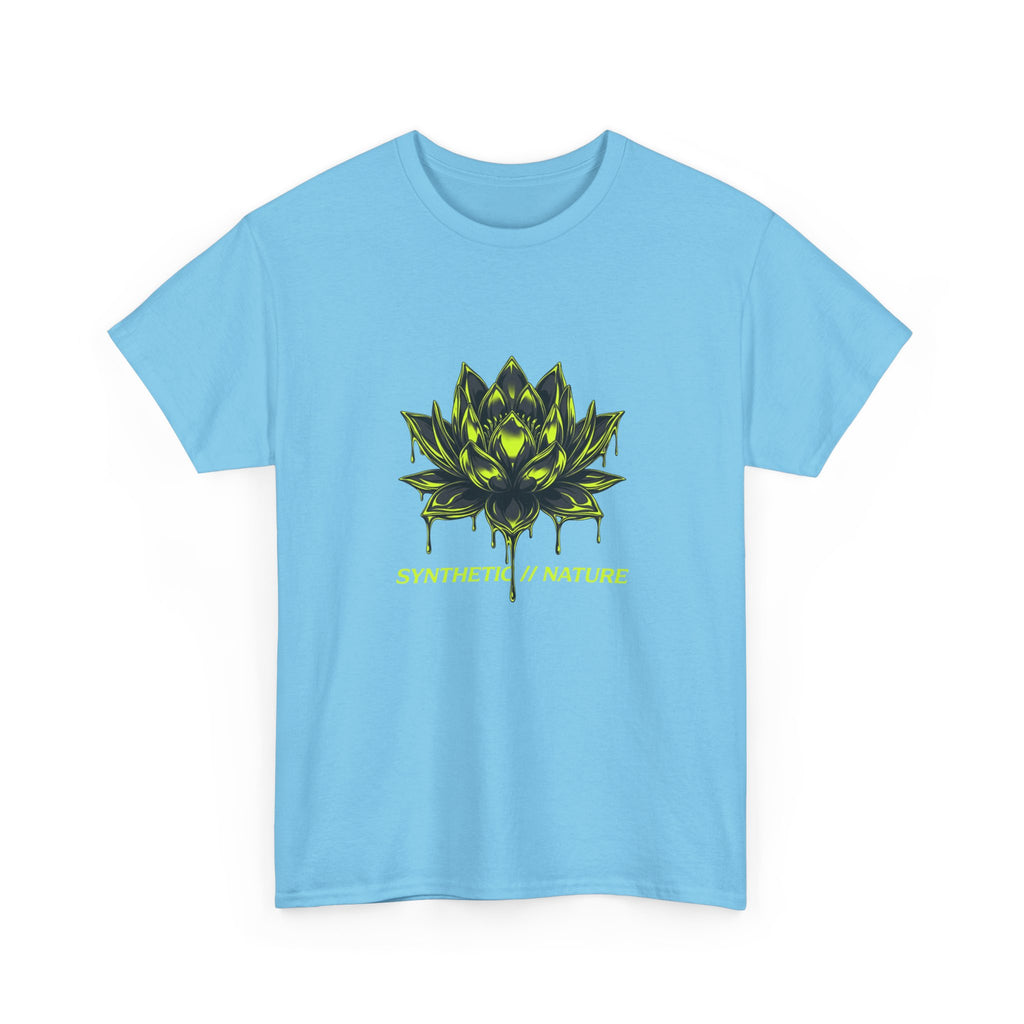 Chrome Lotus Technical Tee - Retro-Futurism Y2K Graphic Shirt