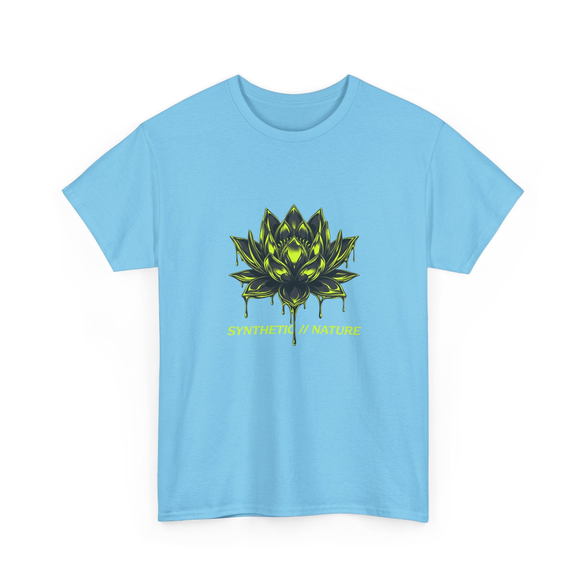 Chrome Lotus Technical Tee - Retro-Futurism Y2K Graphic Shirt