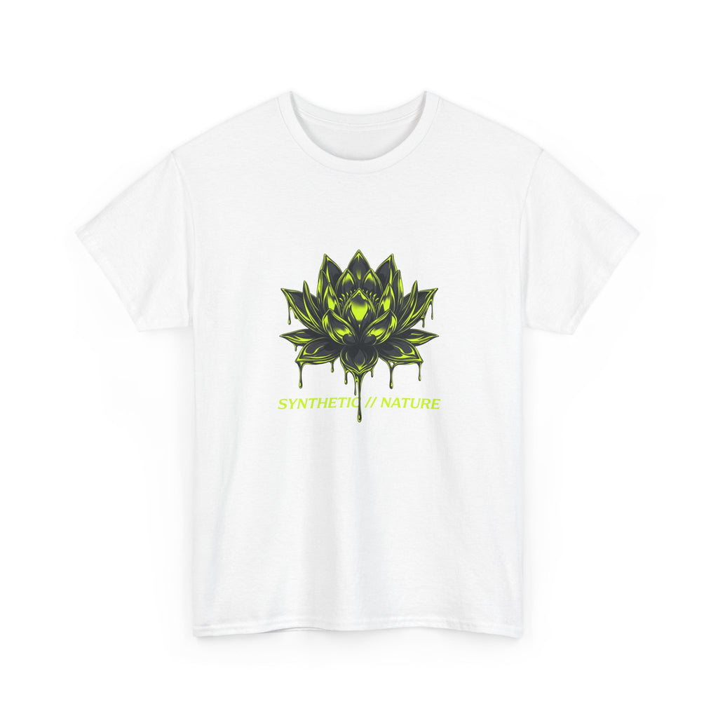 Chrome Lotus Technical Tee - Retro-Futurism Y2K Graphic Shirt