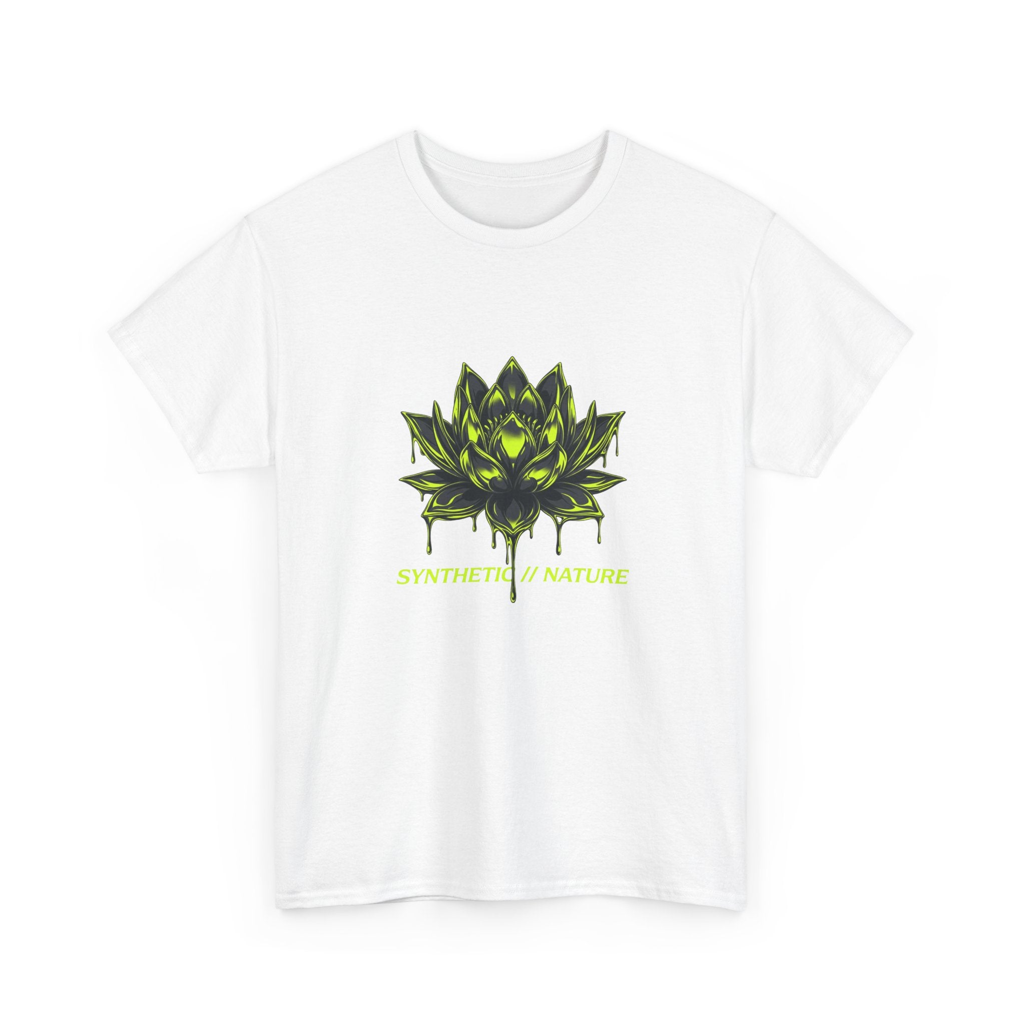 Chrome Lotus Technical Tee - Retro-Futurism Y2K Graphic Shirt