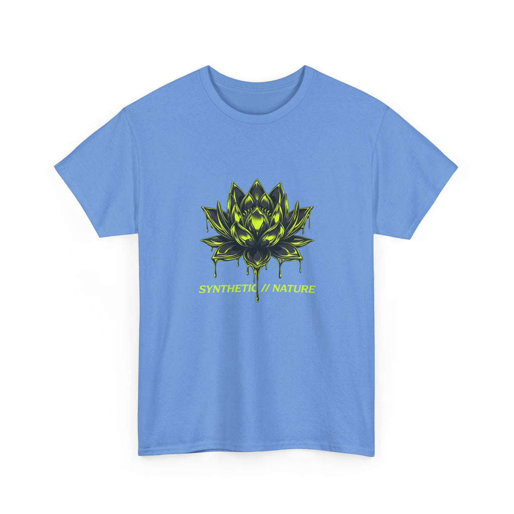 Chrome Lotus Technical Tee - Retro-Futurism Y2K Graphic Shirt
