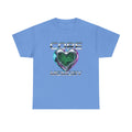 Chrome Memory Cache Cyber Heart Retro-Futurism Graphic Tee