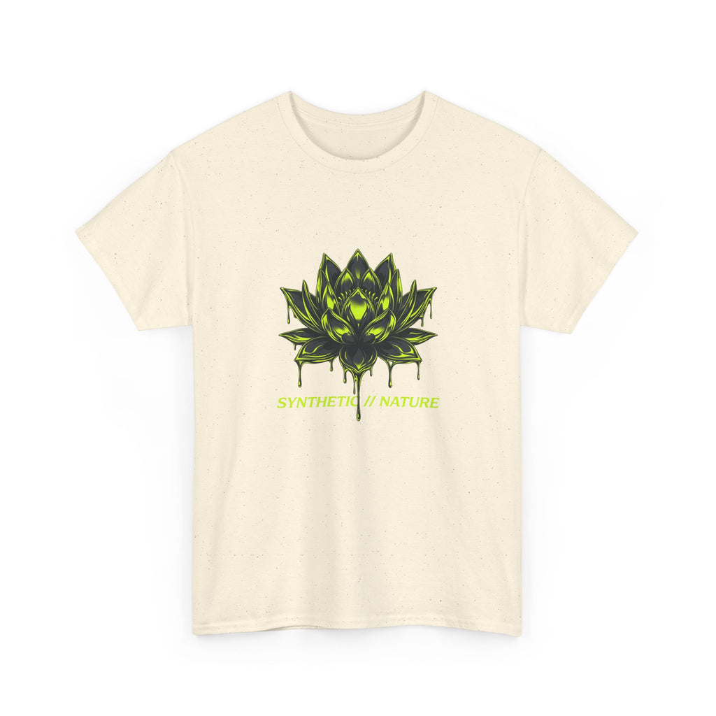 Chrome Lotus Technical Tee - Retro-Futurism Y2K Graphic Shirt