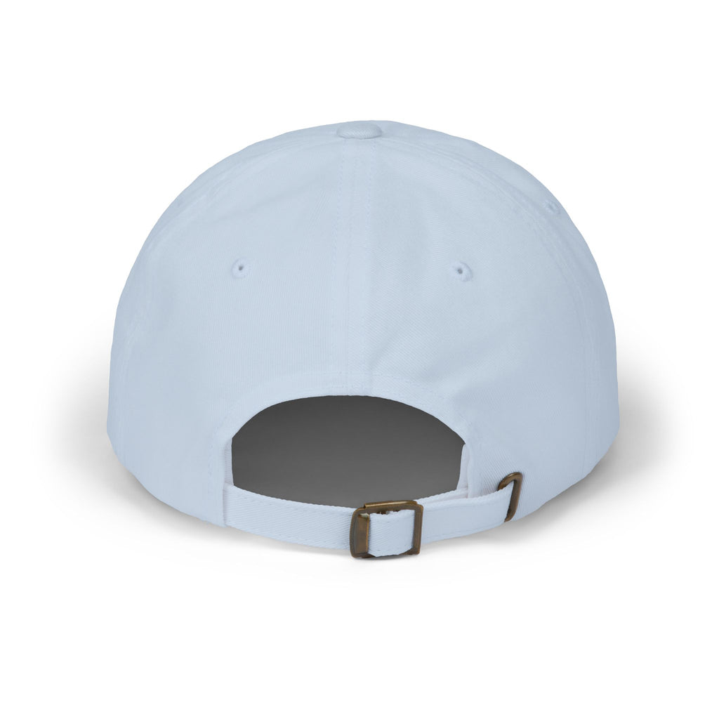 Cyber Sakura Embroidered Dad Hat - Retro-Futurism Y2K Tech Cap