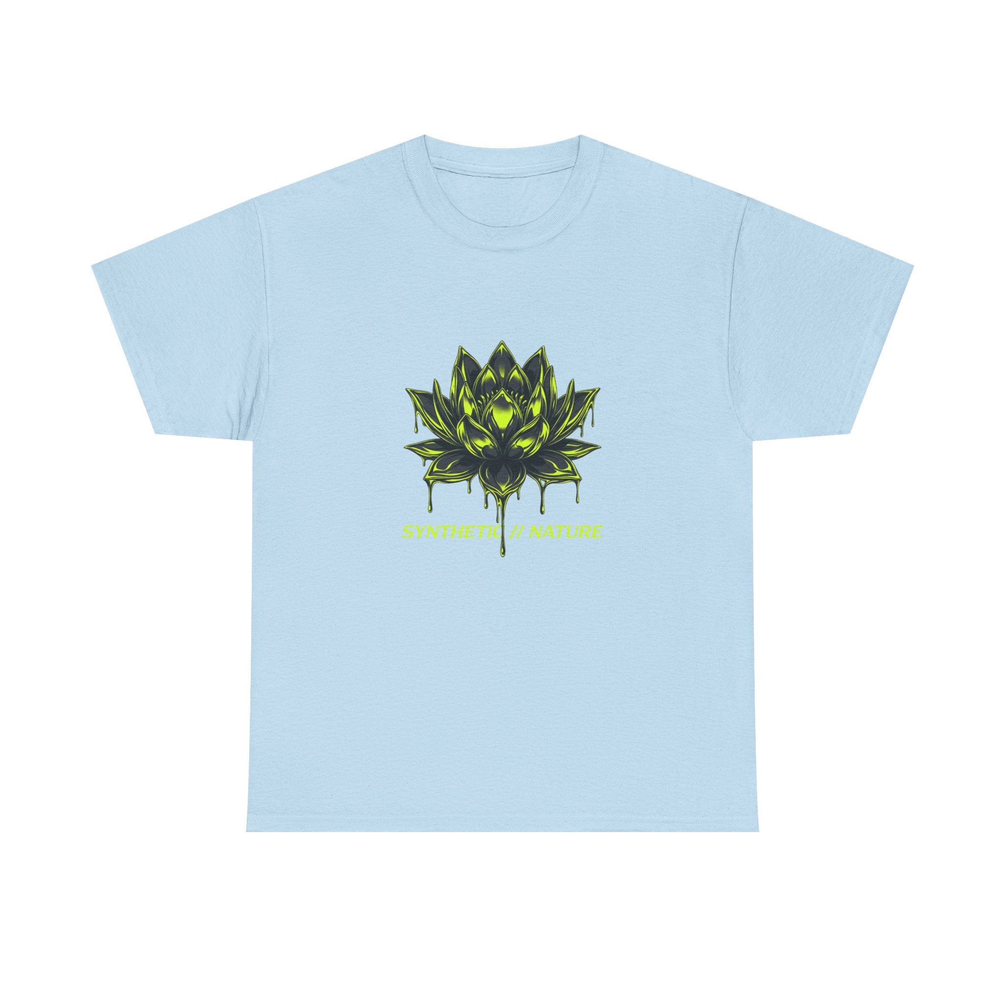 Chrome Lotus Technical Tee - Retro-Futurism Y2K Graphic Shirt