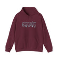 Retro-Futurist Chrome Liquid Logo Hoodie - Y2K Aesthetic