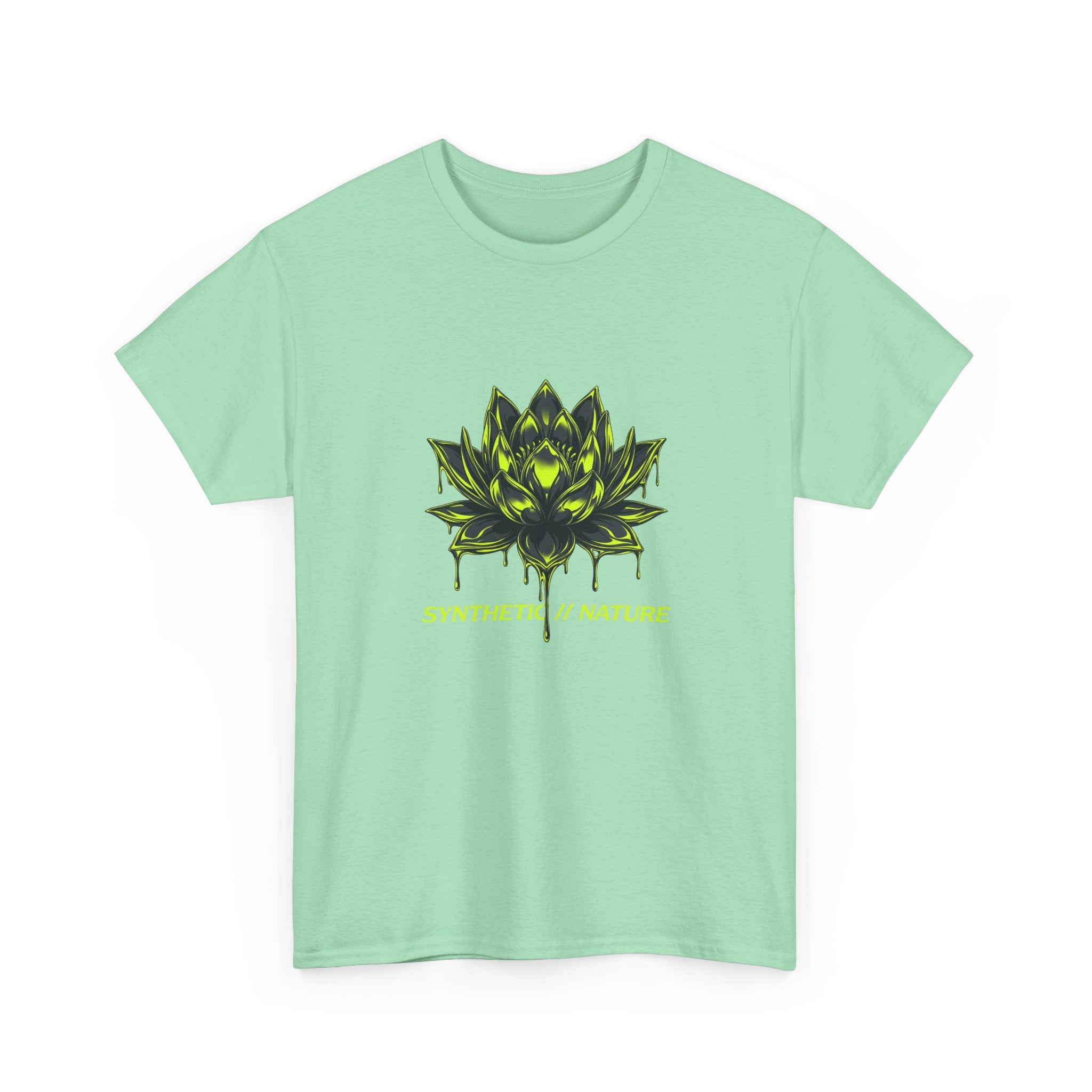 Chrome Lotus Technical Tee - Retro-Futurism Y2K Graphic Shirt
