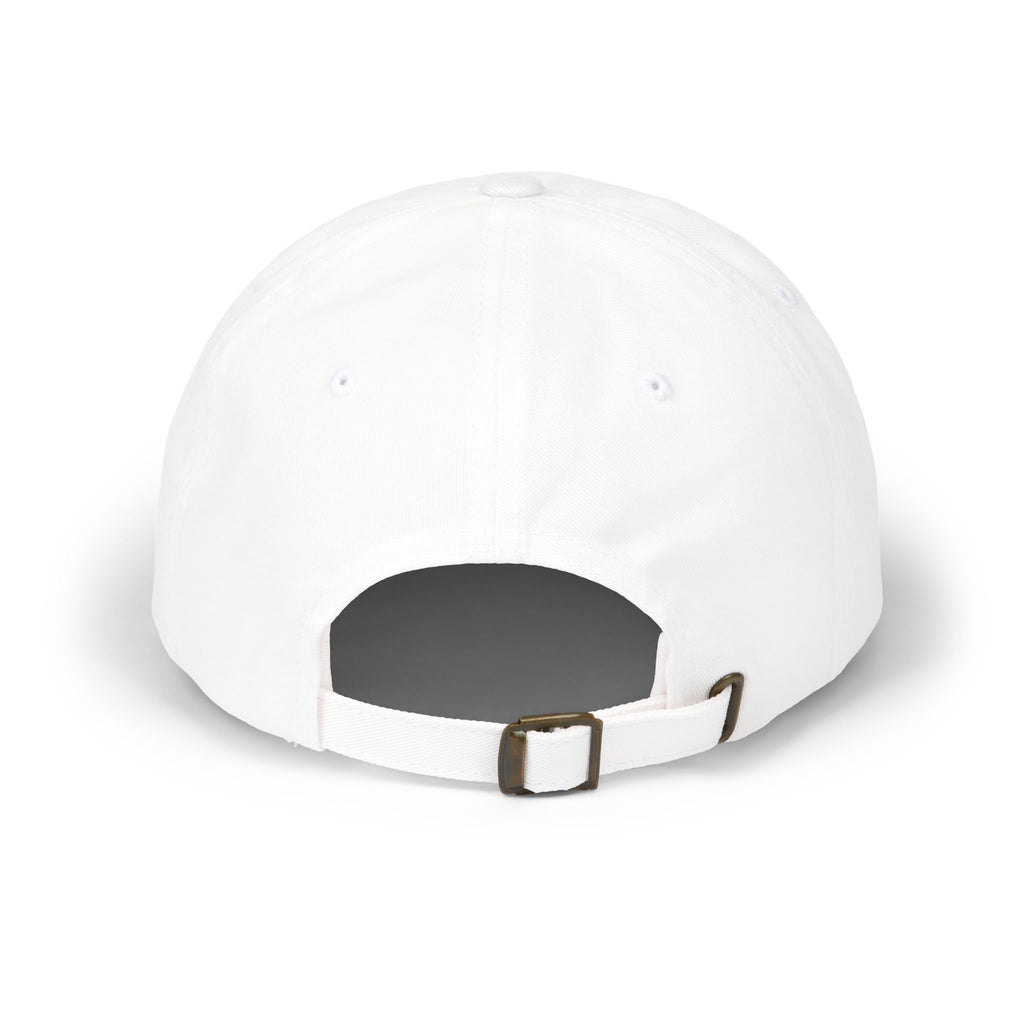 Embroidered Pixel Lotus Dad Hat | Minimalist Y2K Tech Cap