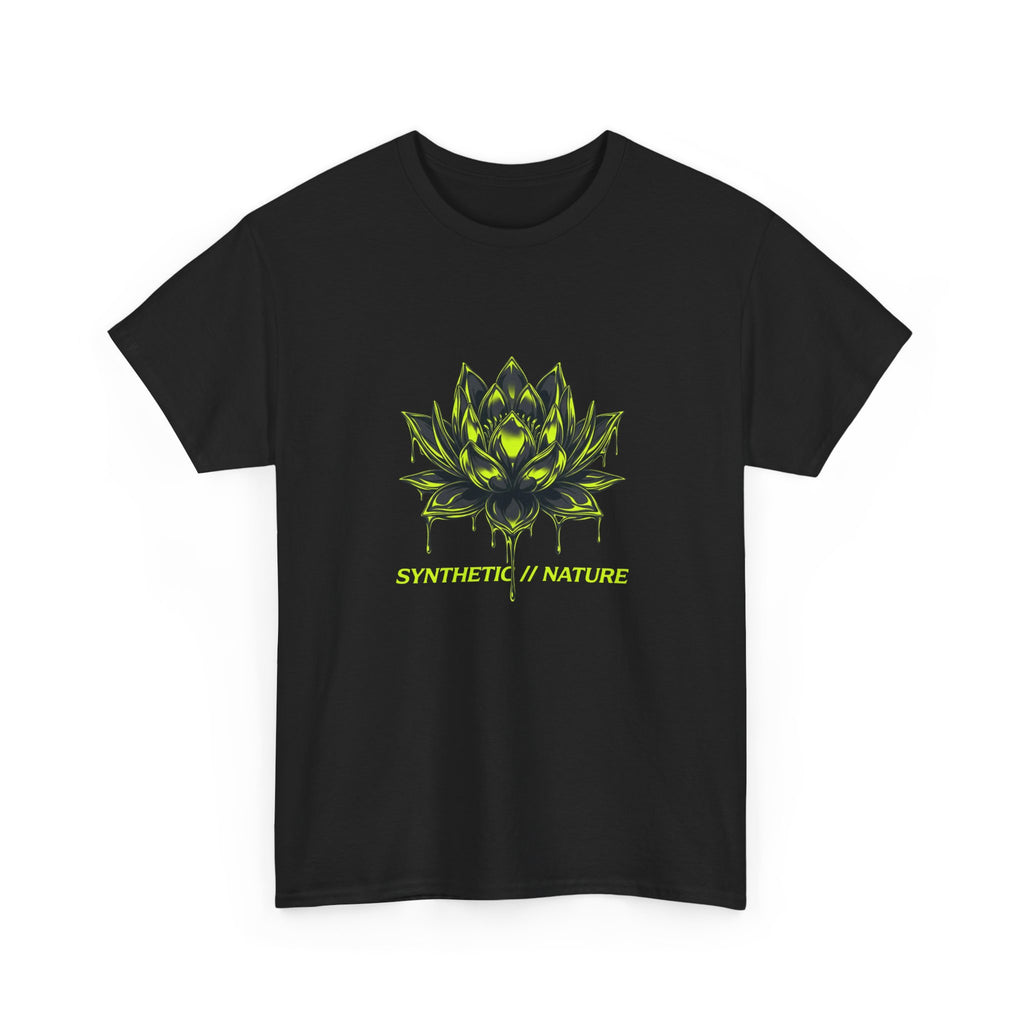Chrome Lotus Technical Tee - Retro-Futurism Y2K Graphic Shirt