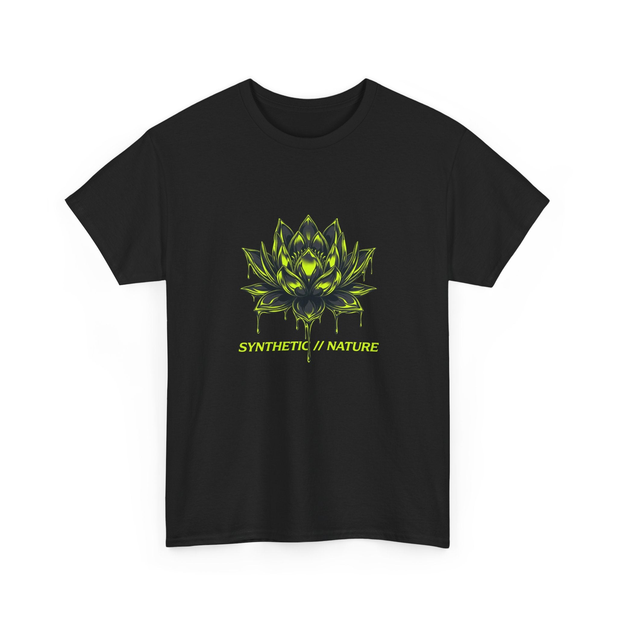 Chrome Lotus Technical Tee - Retro-Futurism Y2K Graphic Shirt