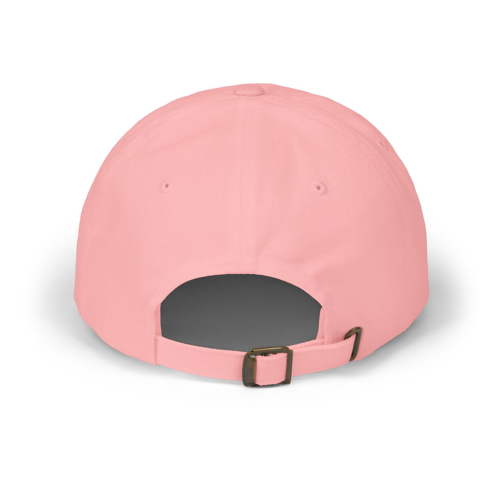 Cyber Sakura Embroidered Dad Hat - Retro-Futurism Y2K Tech Cap