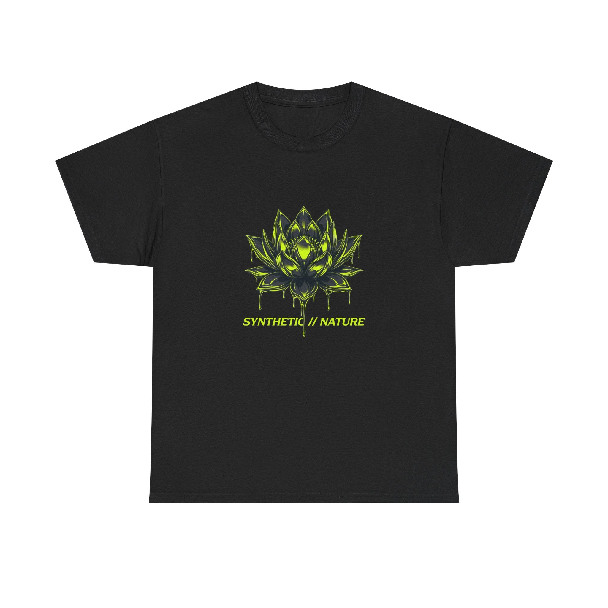 Chrome Lotus Technical Tee - Retro-Futurism Y2K Graphic Shirt