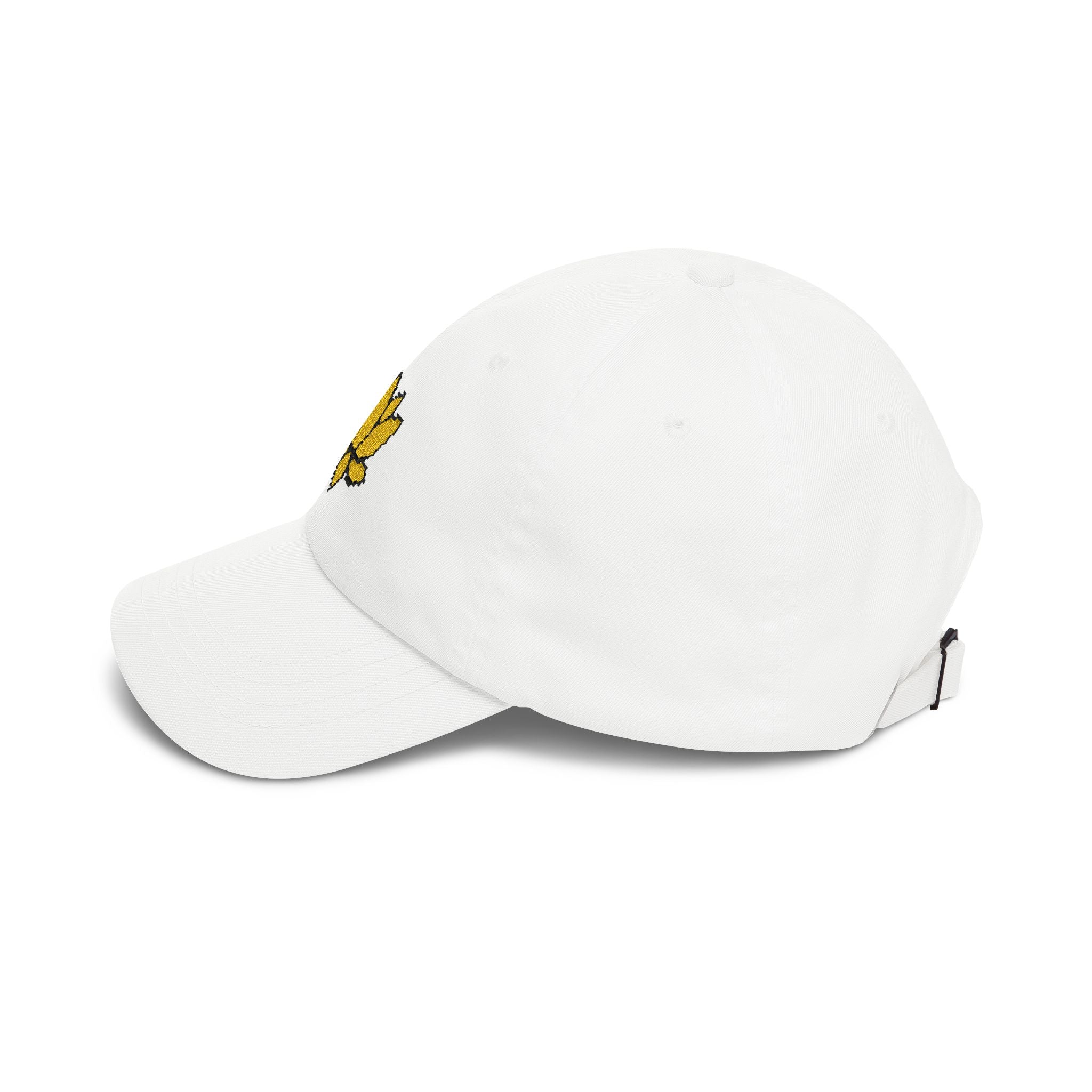 Embroidered Pixel Lotus Dad Hat | Minimalist Y2K Tech Cap