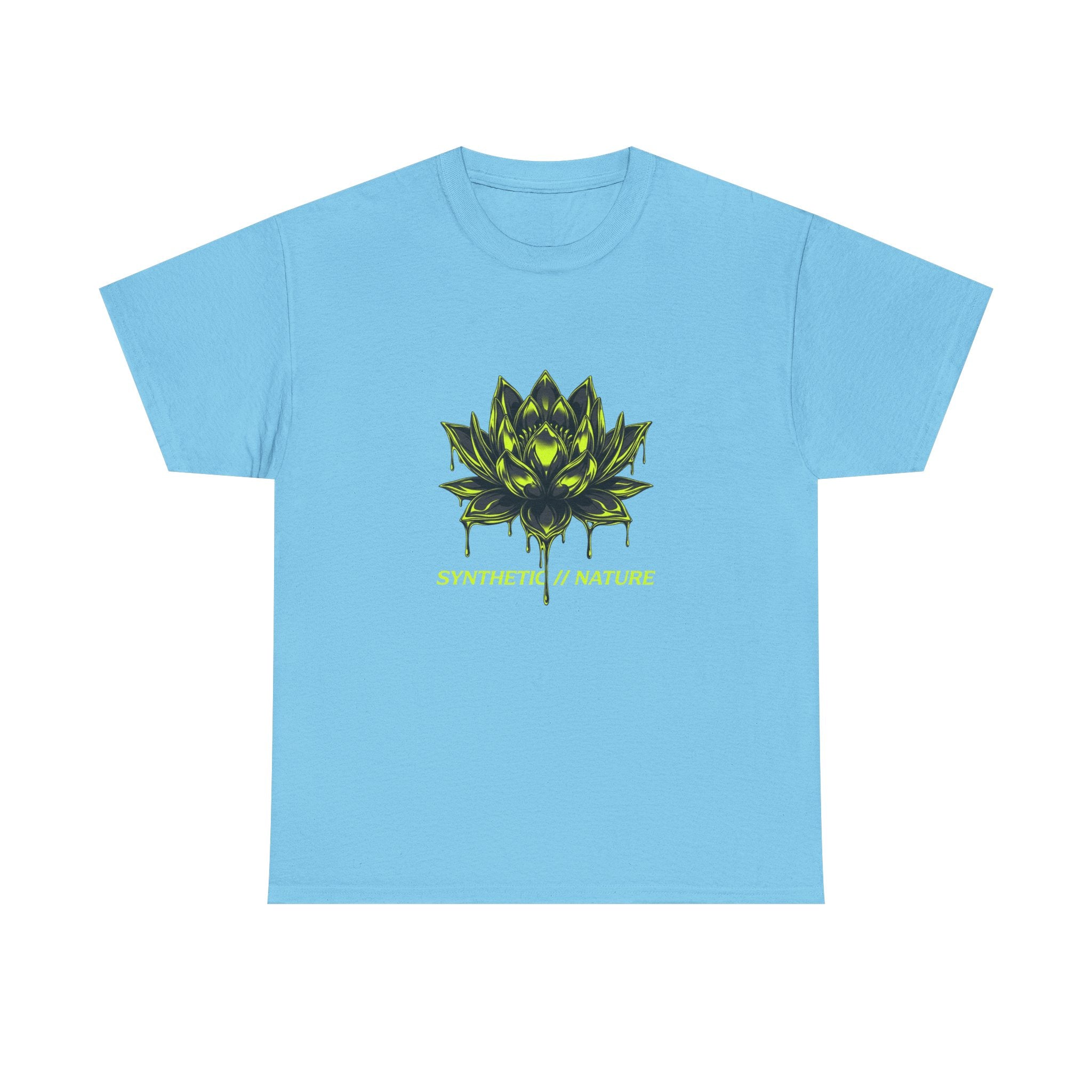 Chrome Lotus Technical Tee - Retro-Futurism Y2K Graphic Shirt