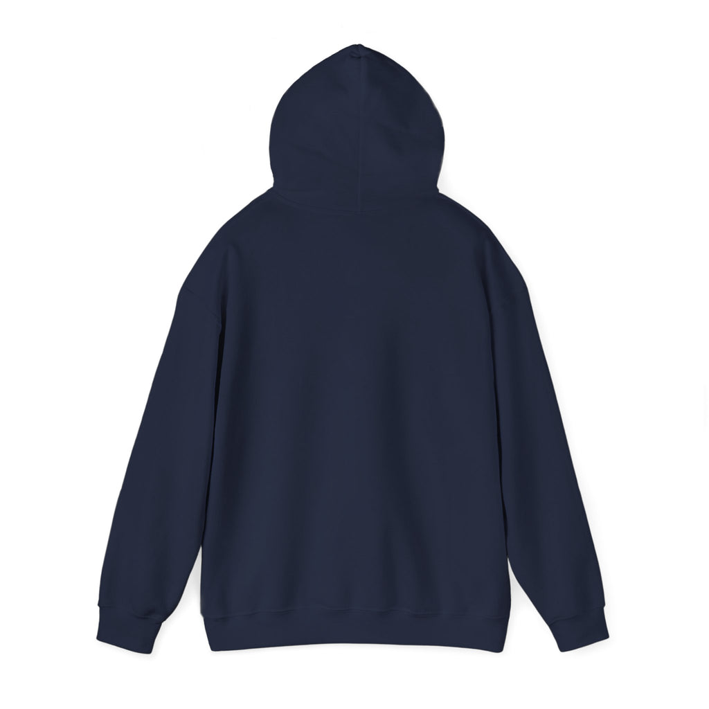 Retro-Futurist Chrome Liquid Logo Hoodie - Y2K Aesthetic