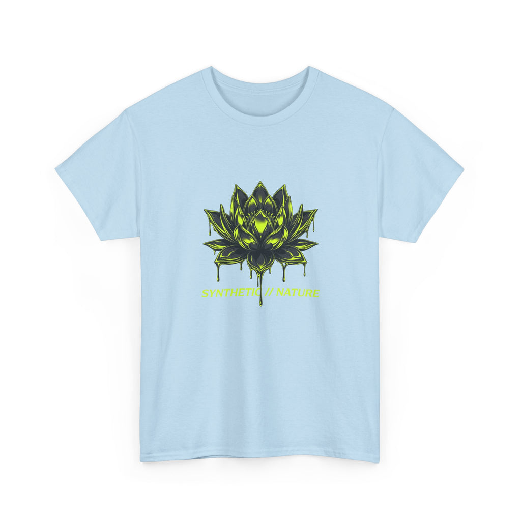 Chrome Lotus Technical Tee - Retro-Futurism Y2K Graphic Shirt