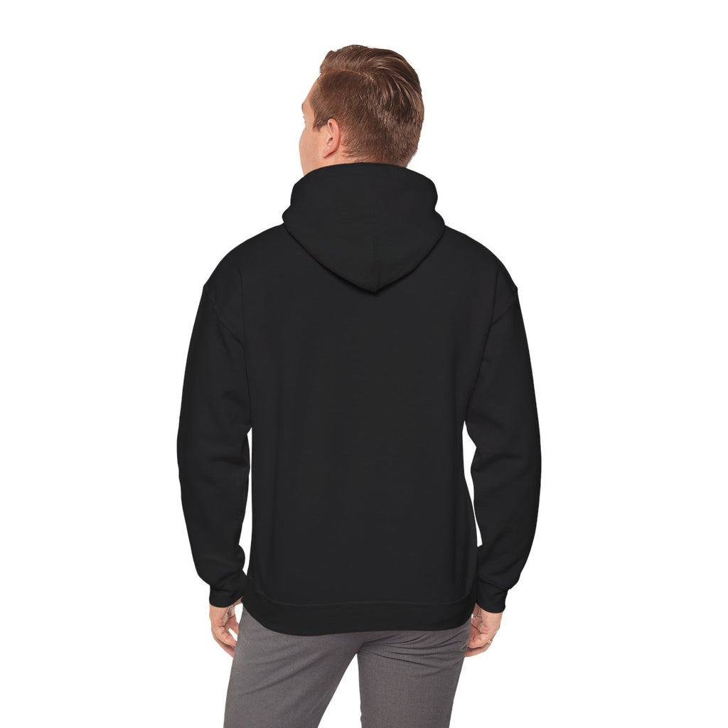 Retro-Futurist Chrome Liquid Logo Hoodie - Y2K Aesthetic