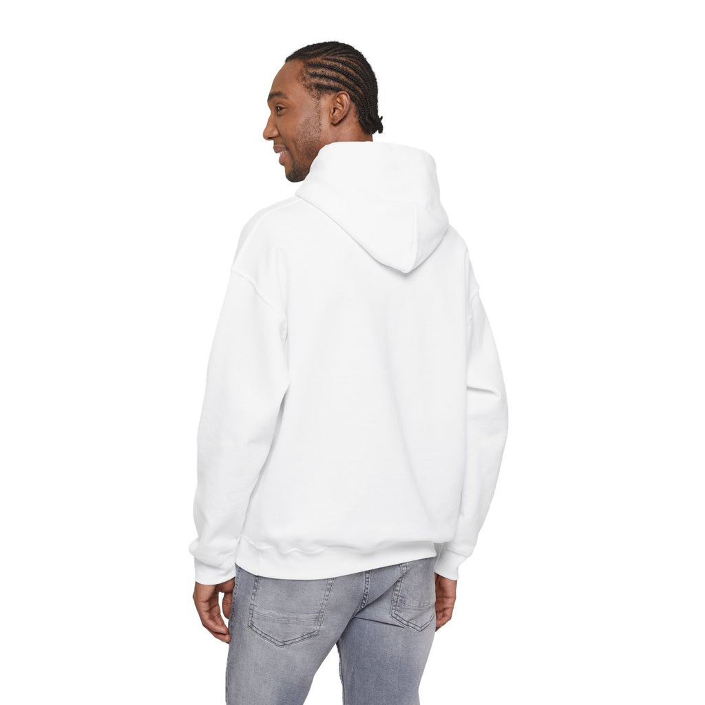 Retro-Futurist Chrome Liquid Logo Hoodie - Y2K Aesthetic